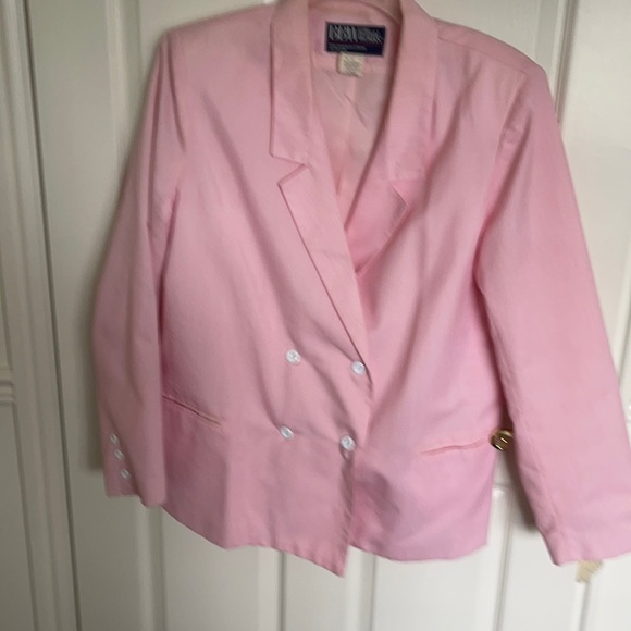 A Pink Pinstripe jacket. - Picture 1 of 4